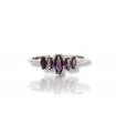 14k Gold Ring with Marquise Amethyst stone