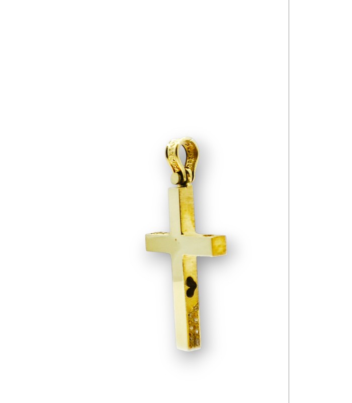14k Triantos Gold Cross for Woman