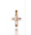 14k  Pink Cross for Woman