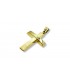 14k Triantos Gold Cross High Polish.