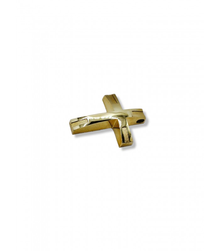 Unisex 14k Triantos Gold Cross