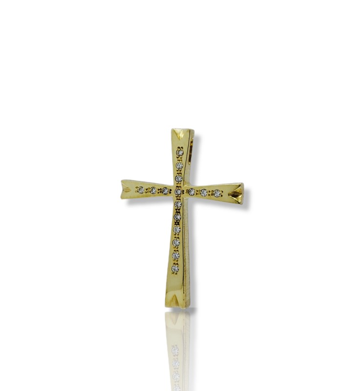 14k gold cross for orthodox baptism