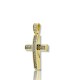 14k Gold Cross for orthodox baptism